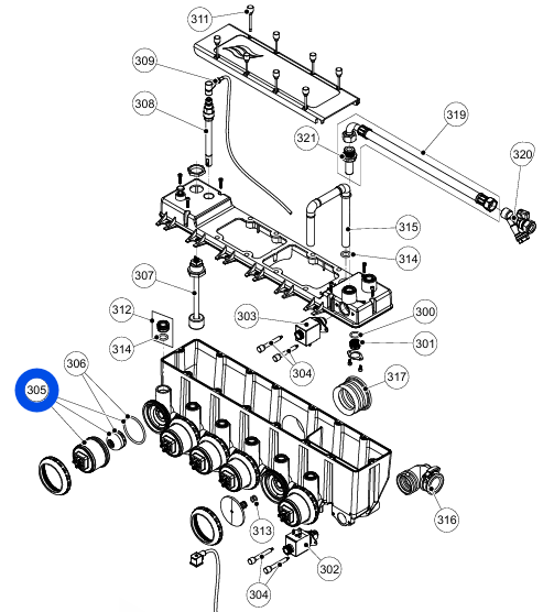 Stage Pump with O-Ring <3000mm