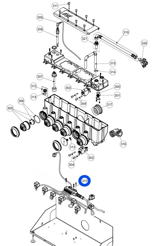ME Cable Harness - 4 or 5 Stages