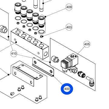 Direct Feed Bracket Fixing Plate