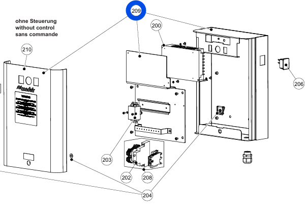 ME Direct Feed Housing Assembly