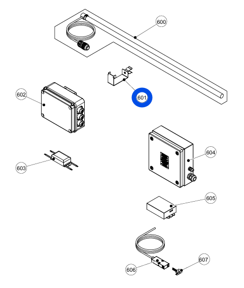 ME Sub UV Lamp Clip Spare