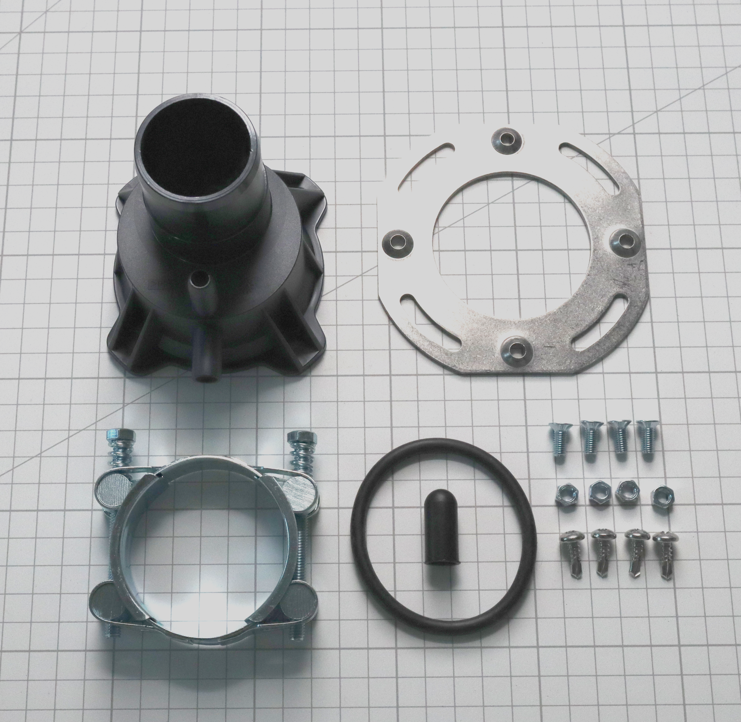 Flange connection kit for DV81 steam pipe
